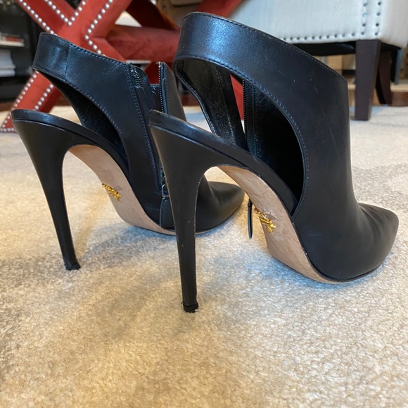 Prada Pointed Toe Slingback Bootie Size 39 / US 9 - Picture 2 of 8